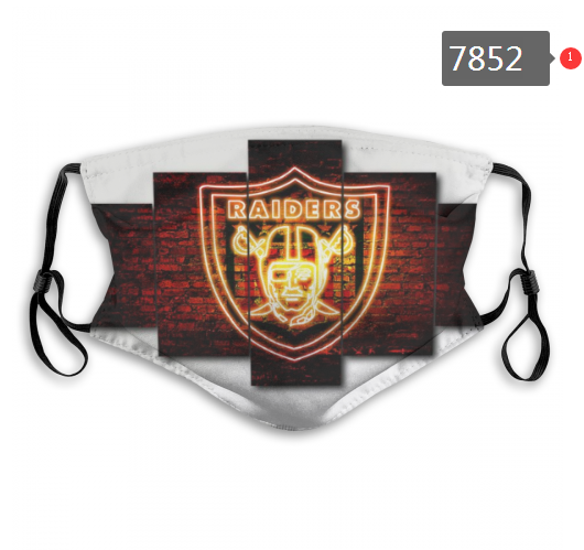 NFL 2020 Oakland Raiders #35 Dust mask with filter->nfl dust mask->Sports Accessory